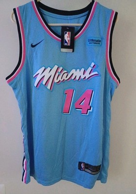 Nike  Tyler Herro 14 Miami Heat Authentic  2016 Mens 50 L Jersey