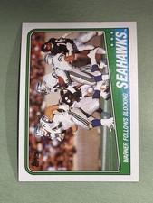 Seahawks Team Leaders - Curt Warner 1988 Topps Seattle Seahawks #130 MM618