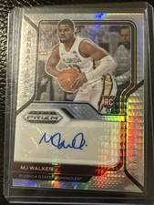 2021 Panini Prizm Draft Picks Sen. Signatures Ss-mjw Hyper MJ Walker Auto Nm
