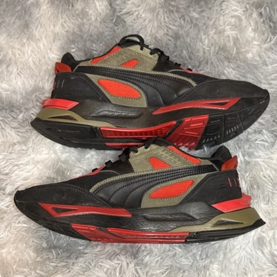 PUMA Mirage Sport Tipoff Men s Black Red Athletic Sneakers Size 9.5Running Shoes