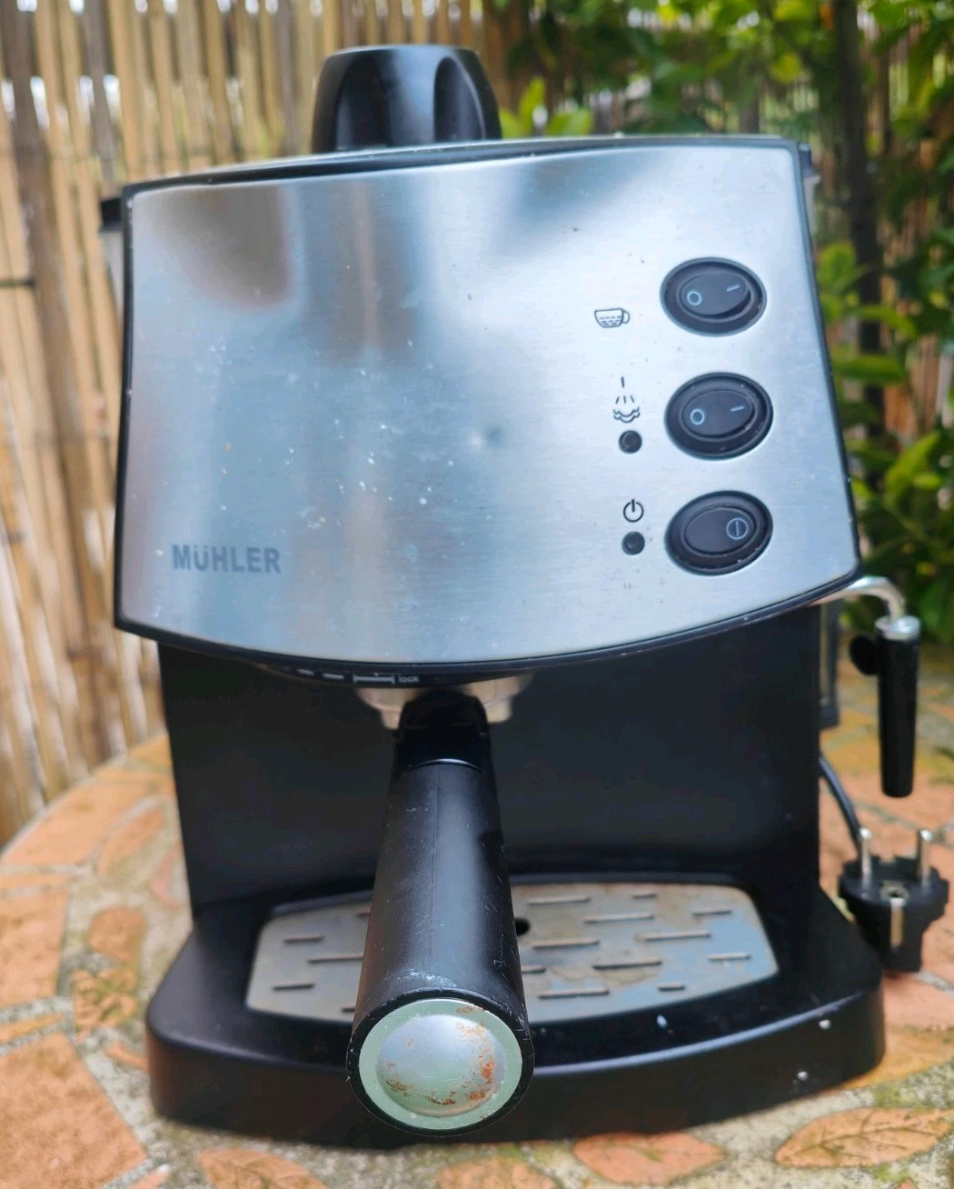 Muhler Automatic Espresso Machine 850W Pressure 15bar Black MCM-1587 PARTS ONLY
