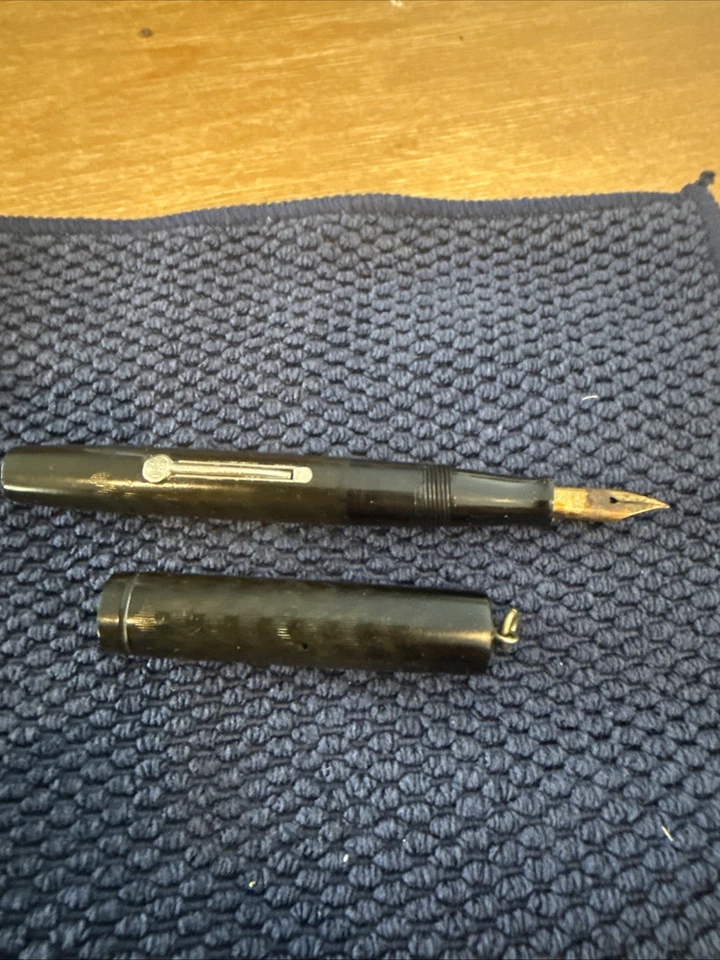 ANTIGA CANETA-TINTEIRO 1905 WATERMAN IDEAL 14K CLIPE #2 pls leia - Imagem 3 de 4