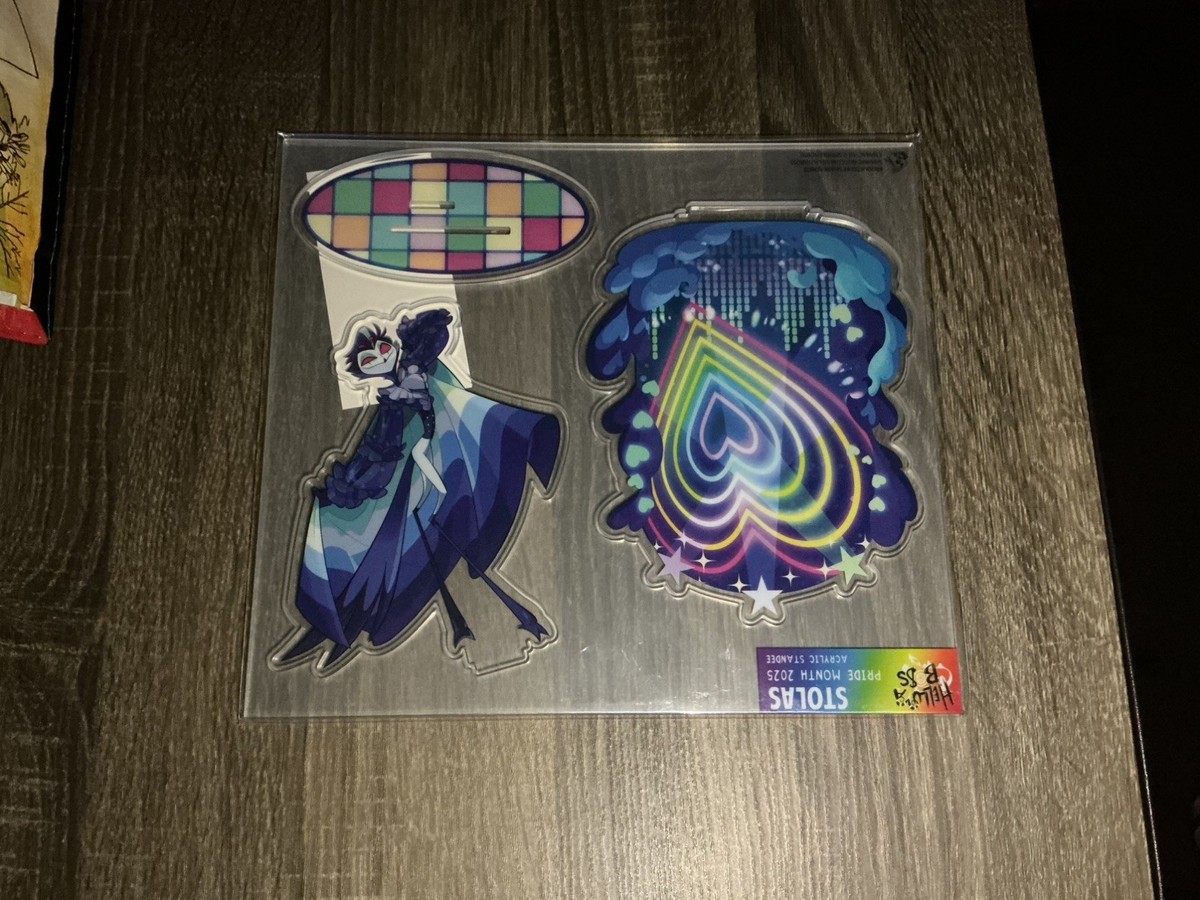 アクリルスタンド Stolas - Pride 2025 Standee Helluva Boss Stolas Pride Month 2025 Acrylic Standee Vivziepop
