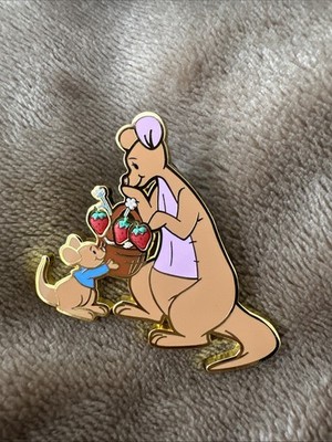 Disney Winnie the Pooh Friends Strawberry Blind Box Pin Roo Kanga New