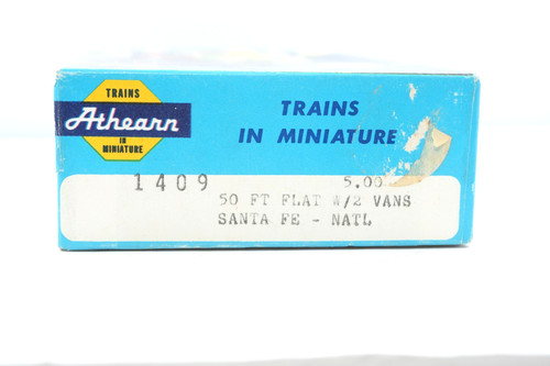 COCHE PLANO SANTA FE #93302 CON FURGONETAS NACIONALES--------MODELOS A ESCALA HO/ATHEARN | Zustand: Used