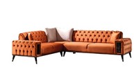 Wohnzimmer Ecksofa L-Form Wohnlandschaft Eckcouch Luxus Modernes Stil MöBel