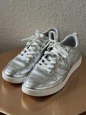 Vionic Silver Metallic Lace-Up Sneakers with ...