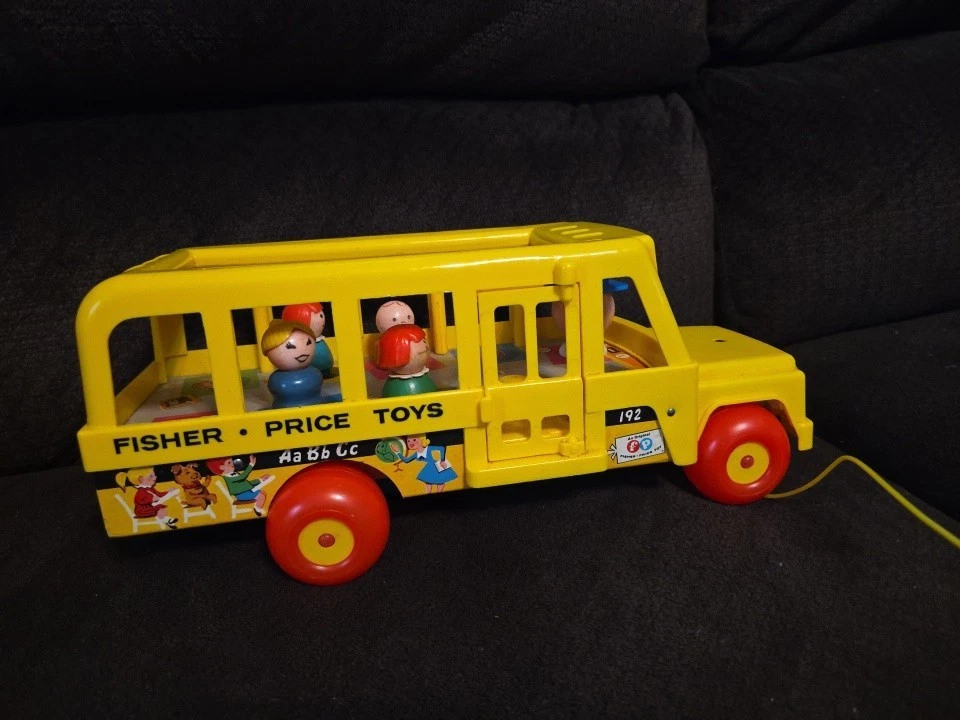 Vintage Fisher Price School Bus for sale | eBay