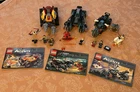 Lego Ultra Agents LOT 70162 70167 70168 complete sets w manuals, 2 pcs replaced