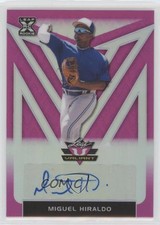 2020 Leaf Valiant Pink Prismatic 2/15 Miguel Hiraldo #BA-MH1 Auto 1b8
