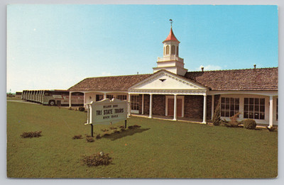 Postcard Vintage Tri-State Tours, Inc. World Travel Dubuque, IA.