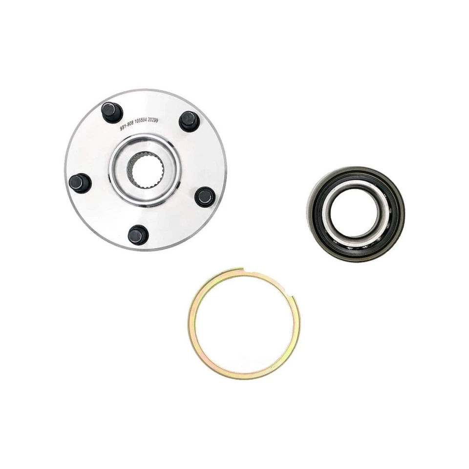 Juego de reparación de buje y cojinete de rueda para Toyota Camry 1990 1991 | delantero | acero Foto 2 de 4