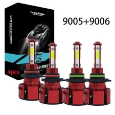9005 9006 Led Headlights Kit Combo Bulbs 6500k High Low Beam Super White Bright 9005 9006 Led Headlights Kit Combo Bulbs 6500k High Low Beam Super White Bright