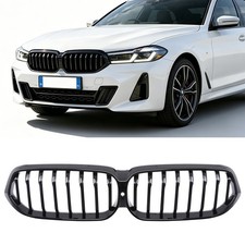 K�HLERGRILL EINZELSTEG NIEREN GL�ZEND SCHWARZ GRILL PASST F�R BMW 6ER G32 2020-