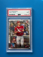 2016 Bowman Mike Trout #1 PSA 9 MINT