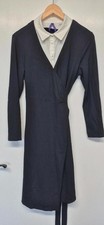 Seraphine size 12 wrap faux shirt dress maternity