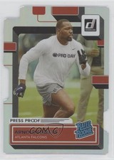 2022 Donruss Rated Rookie Press Proof Silver Die-Cut 62/75 Arnold Ebiketie 12yh