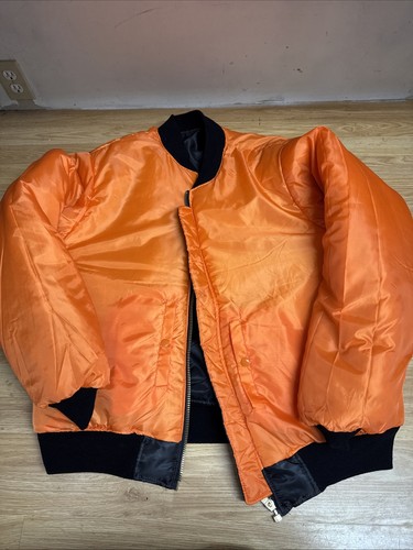 Rothco USAF MA-1 Reversible Military Intermediate Flyers Bomber Jacket Men's 5XL - Picture 8 of 8