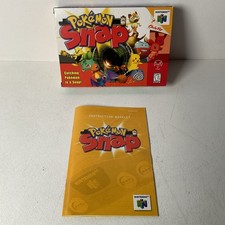 Pokemon Snap - Nintendo 64 (NO GAME, Box & Instruction Booklet Only)