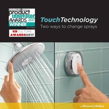 American Standard Spectra ETOUCH 4-Function Shower Head Chrome 7"