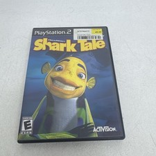 Shark Tale (PlayStation 2 PS2) Black Label CIB COMPLETE & TESTED