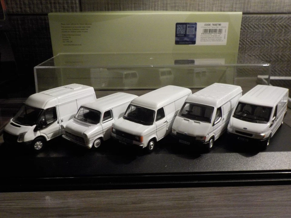Ford Transit MK1,MK2,MK3,MK4,MK5 - FULL SET 1/76 scale 76set80 oxford - Image 2 of 4