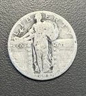 1928 Standing Liberty Quarter Rough Circulated / 90% Silver / Great For Hoarding