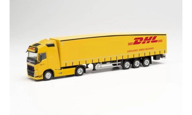 Herpa LKW Volvo FH4 Glob/Aerop. Ga-KSZ Ecoflex DHL 314626 - Bild 1 von 1