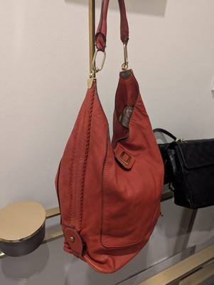 Original Chloe Heloises Hobo Tasche Handtasche Rust rouge Vintsge Np 1400