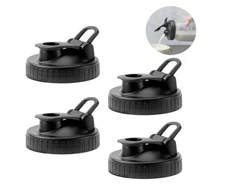 Pour Spout Lids for Ball Regular Mouth Mason Jars, Airtight Canning Jar Flip Cap