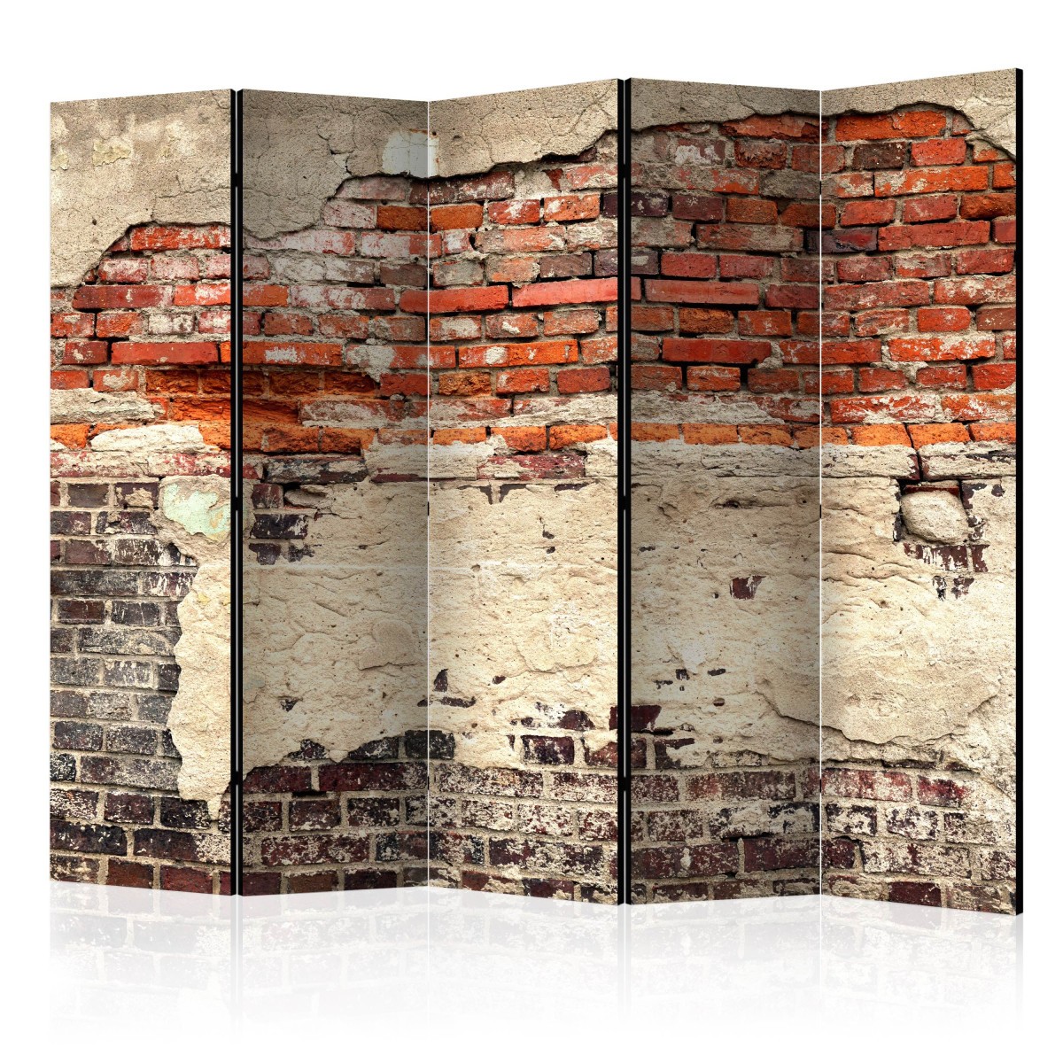 Paravent 5 volets City History 172x225cm pour masquer le vis-à-vis