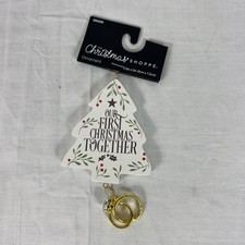 First Christmas Married Ornaments Not Dated Engagement Gift for Couples Newlywed