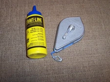 Irwin "Straight Line" USA Chalk Line Reel + Chalk Carpenter Construction Tool