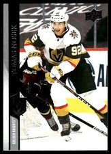 2020-21 Upper Deck #640 Tomas Nosek Vegas Golden Knights Hockey Card