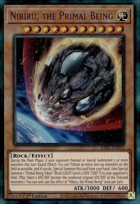 Nibiru the Primal Being - RA01-EN015 - Ultimate Rare - NM - 1st Ed - YuGiOh