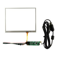 7inch 4-Wire Resistive Touch Panel For 4:3 800x600 LCD Screen USB Controller