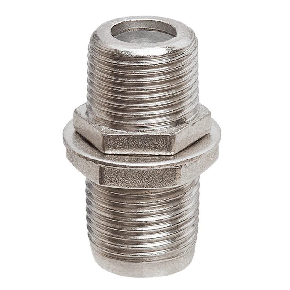 10 Pack F-Type Coupler Coaxial Screw F Type Cable Adapter Coax Connector M/M F/F - Image 4 of 4