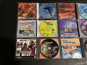 Sega Dreamcast Game Lot 23 Games In Cases Tomb Raider Phantasy Star THPS & More!