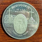 1oz .999 Fine Silver Virgin Mary, Miraculous Medal, Medjugorje Queen of Peace