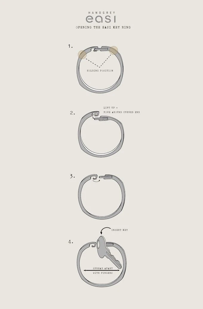 Handgrey keyring hotsell