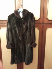 pelliccia visone nero taglia 48/50