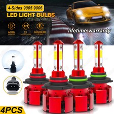 9005 9006 LED Headlights Combo Bulbs High Low Beam For 5.4L Ford F150 2004-2010