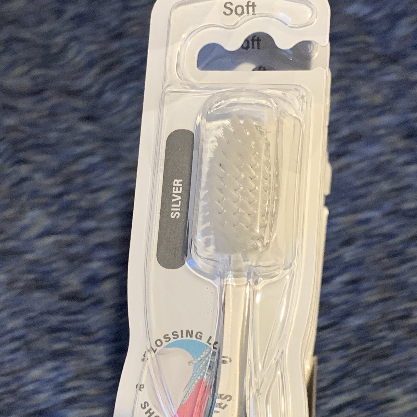 Antimicrobial Solodent Toothbrush UltraSoft; Silver Bristles 8Pk