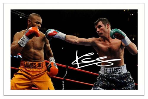 JOE CALZAGHE Signed Autograph PHOTO Fan Gift Signature Print BOXING Boxer - Picture 1 of 1