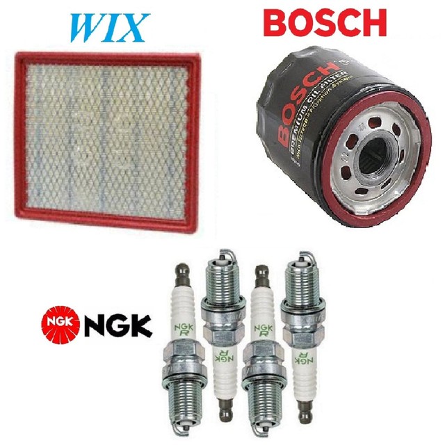 Tune Up Kit Air Oil Filters Spark Plugs For CHEVROLET IMPALA L4 2.5L
