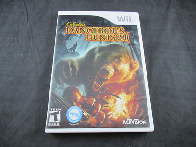 Cabela's Dangerous Hunts 2011 (Nintendo Wii, 2010) *Complete - Tested - VG*