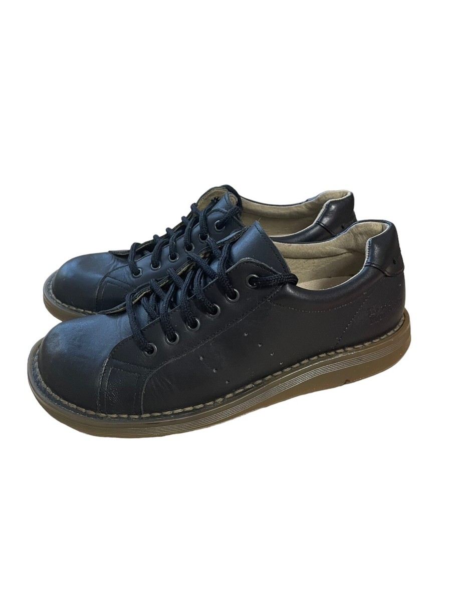 VTG 90's Doc Martens Oxford Shoe AirWair Retro Bowler Black Round