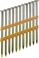 GR408HG1M 3" X .120", 21-Degree Plastic Strip round Head Framing Nails, Ring Sha