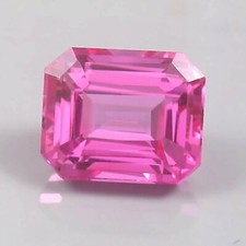 5.65 CT - AAA Natural Flawless Ceylon Pink Sapphire Loose Radiant Cut Gemstone