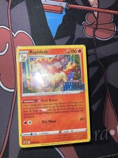 Pokémon TCG Rapidash SWSH270 Prerelease Promo Silver Tempest IN HAND on eBay